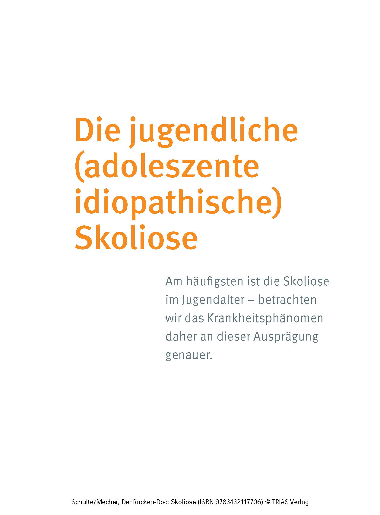Der Rücken-Doc: Skoliose