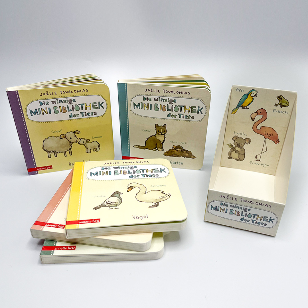 Die winzige Mini-Bibliothek der Tiere (Die Mini-Bibliothek der Wörter, Bd.)