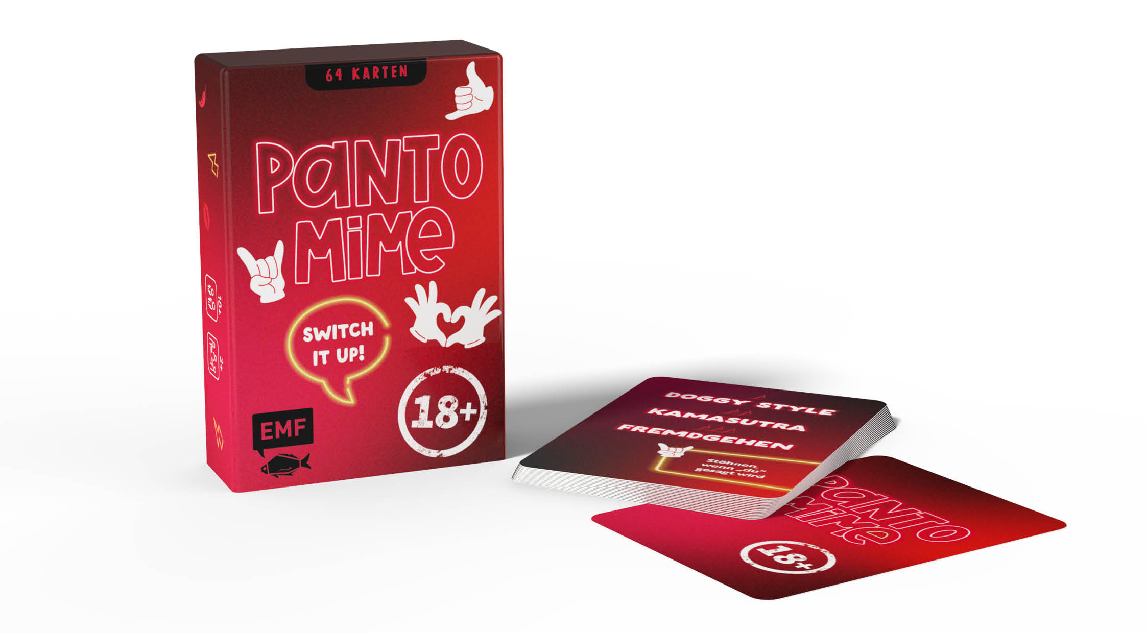 Kartenspiel: Pantomime – Switch it up! – Ü18