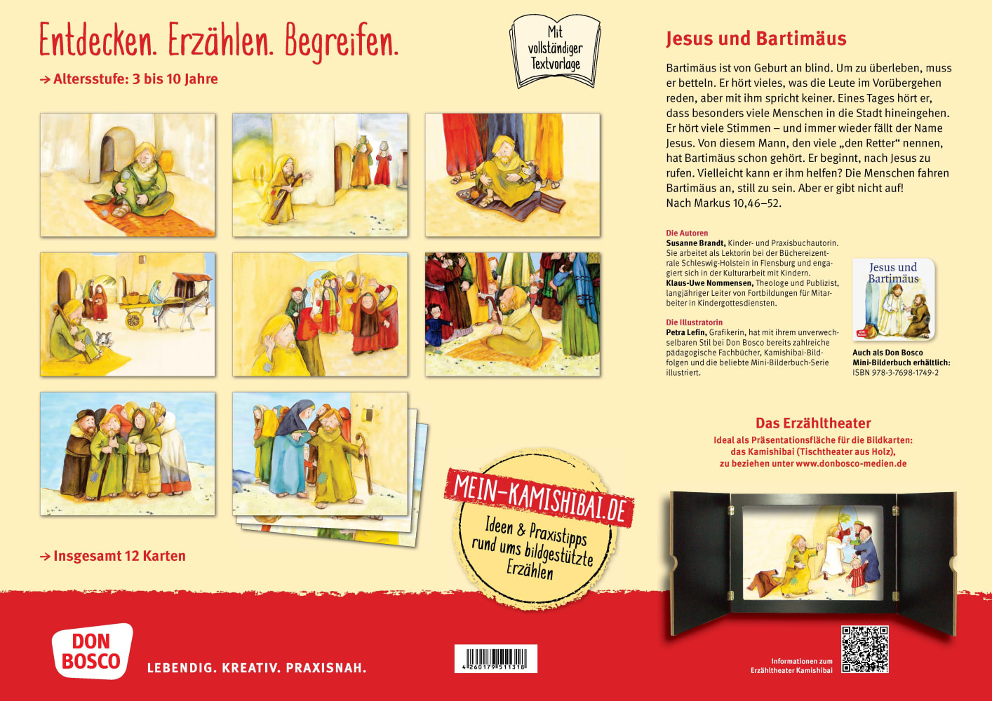 Jesus und Bartimäus. Kamishibai Bildkartenset.
