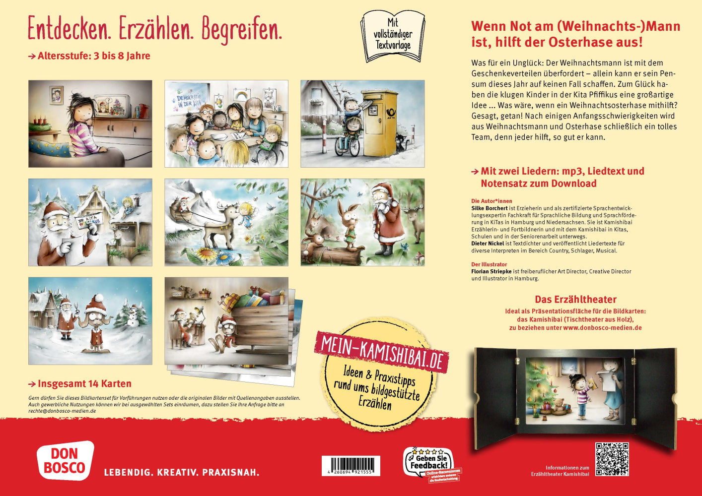 Das Weihnachtsfest ist gerettet! Kamishibai Bildkartenset