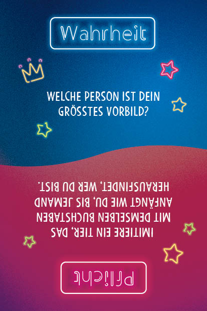 Kartenspiel: Wahrheit oder Pflicht für Besties Kartenspiel: Wahrheit oder Pflicht für Besties