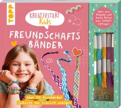 Kreativstart Kids Freundschaftsbänder. Anleitungsbuch und Material