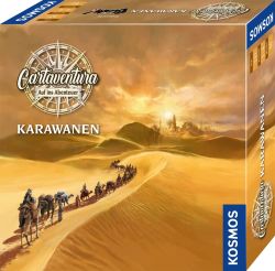 KOSMOS ‎683627 Cartaventura - Karawanen, Abenteuer-Spiel, packendes Gesellschaftsspiel mit 70 Karten und Mehreren Enden, für 1-4
