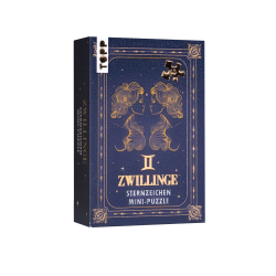 Sternzeichen Mini-Puzzle Zwillinge