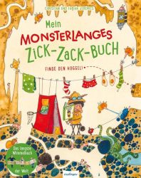 Mein Monsterlanges Zick Zack Malbuch Finde Den Hoggel