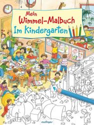 Mein Wimmel-Malbuch – Im Kindergarten