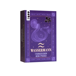 Sternzeichen Mini-Puzzle Wassermann