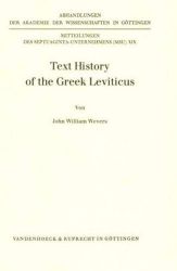 Text History of the Greek Leviticus