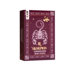 Sternzeichen Mini-Puzzle Skorpion