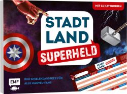 Stadt, Land, Superheld – Der Spieleklassiker für alle Marvel-Fans Stadt, Land, Superheld – Der Spieleklassiker für alle Marvel-Fans