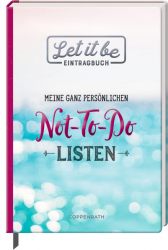 Let it be - Eintragbuch
