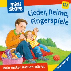 ministeps: Mein erster Bücher-Würfel: Lieder, Reime, Fingerspiele (Bücher-Set)