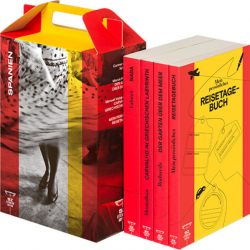 SZ Literaturkoffer Spanien | Bücher Set | Literatur-Sammlung mit Rodoreda, Laforet und Montalbán | 4 Taschenbücher