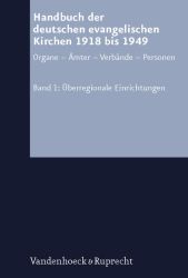 Handbuch der deutschen evangelischen Kirchen 1918 bis 1949