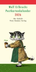 Wolf Erlbruchs Postkartenkalender 2026