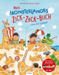 Mein Monsterlanges Zick Zack Malbuch Finde Den Hoggel