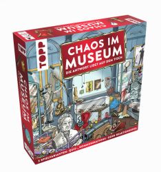 Chaos im Museum - Die Antwort liegt auf dem Tisch. Das Wimmelbild-Quizspiel