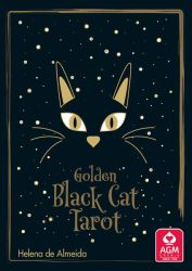 Golden Black Cat Tarot - High quality slip lid box with gold foil