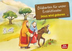 Jesus wird geboren. Kamishibai Bildkartenset.
