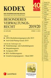 KODEX Besonderes Verwaltungsrecht 2019/20