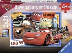 Ravensburger Kinderpuzzle - 07819 Disney Cars - Puzzle für Kinder ab 4 Jahren, Disney Puzzle mit 2x24 Teilen